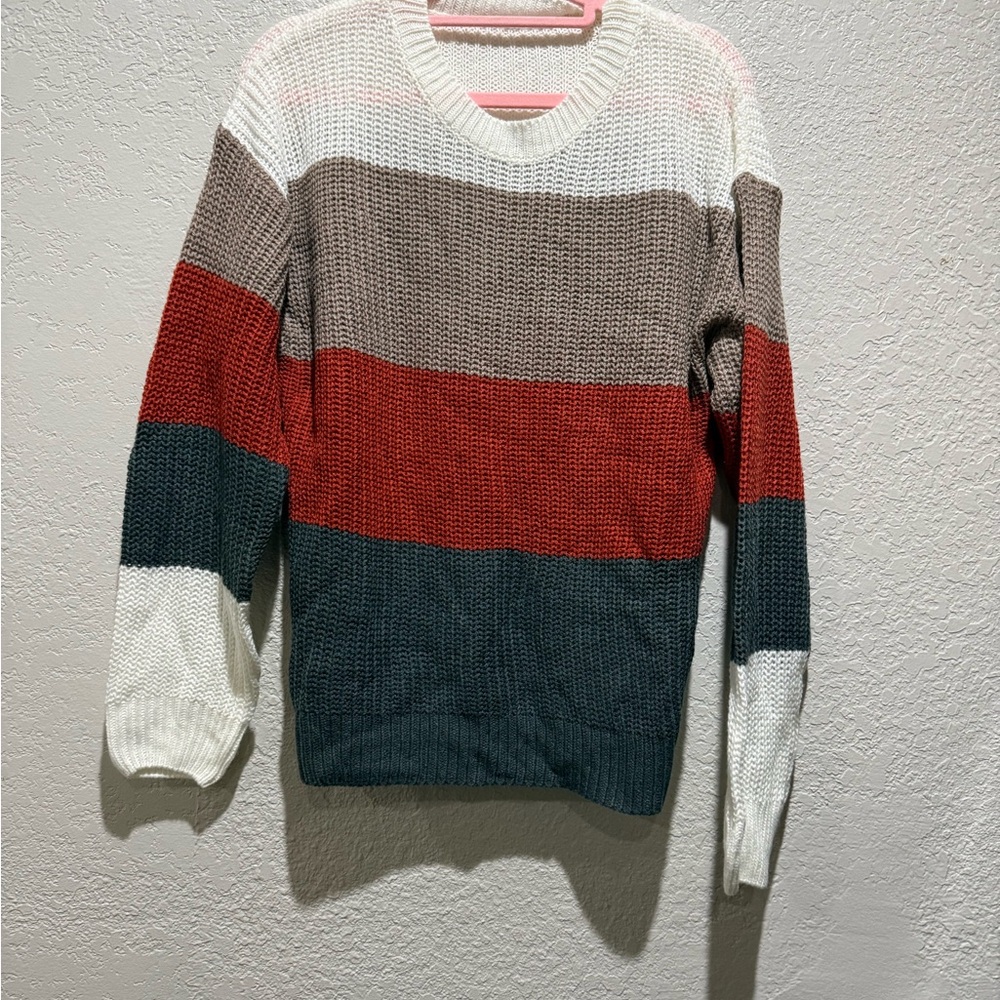 Striped Multicolor Women’s  Sweater